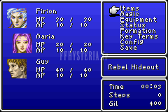 FF II — Ff2menu