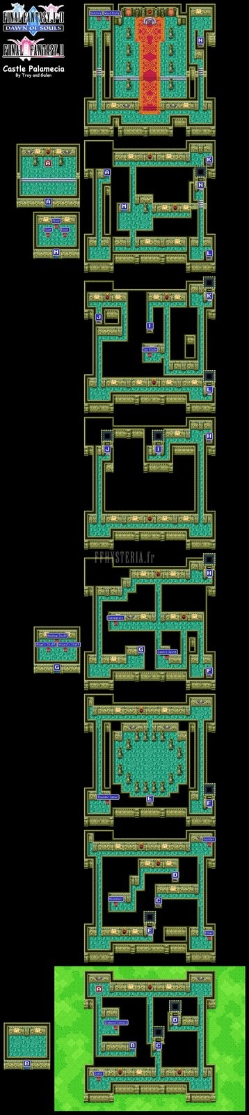 Le plan du château