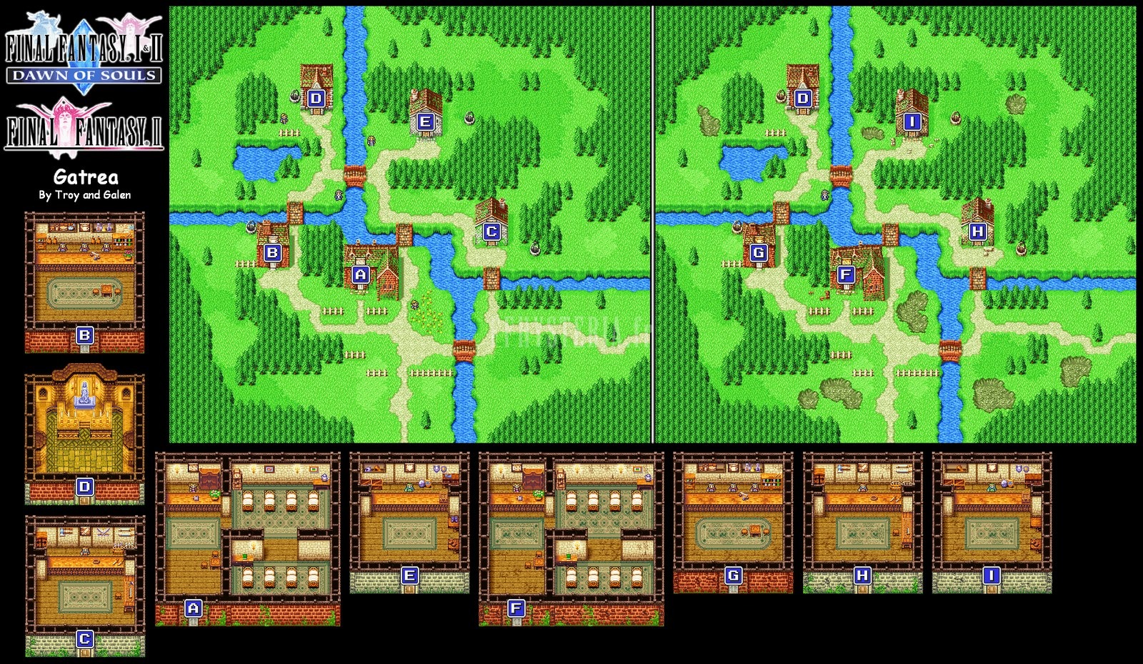 FF II — Ffii gatrea map