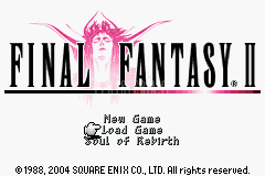 FF II — Ffii gba title screen