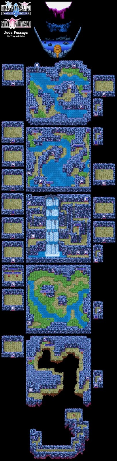 Le plan du Passage de Jade