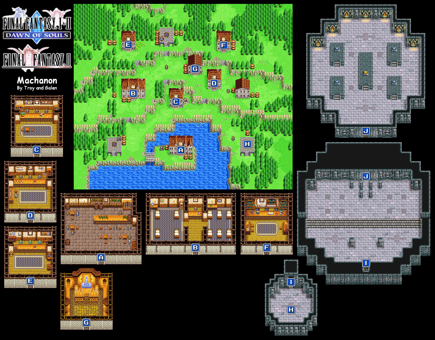 FF II — Ffii machonon map