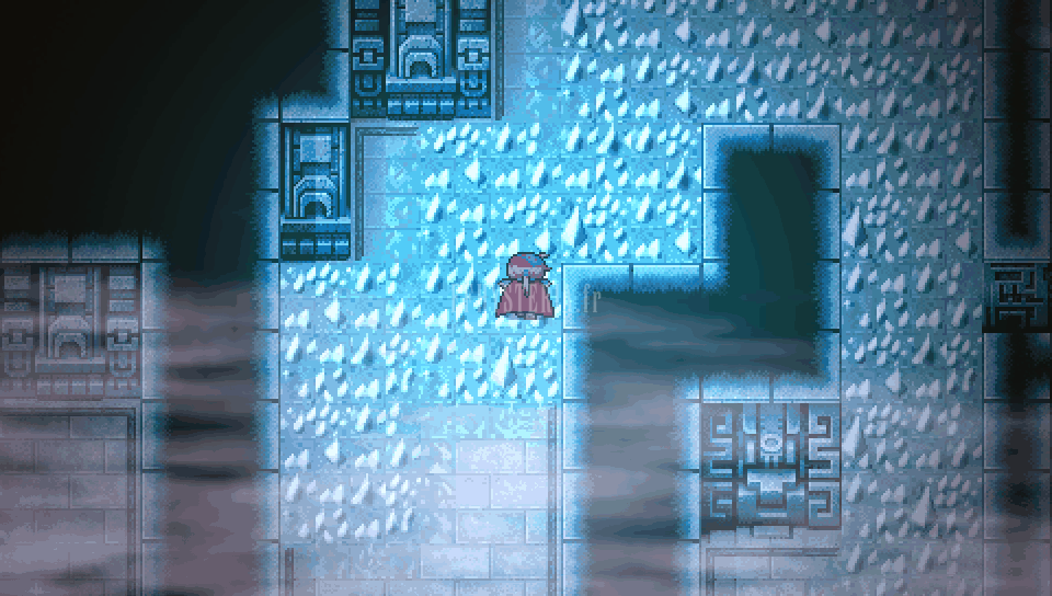 Les sols de glace blessent à chaque pas