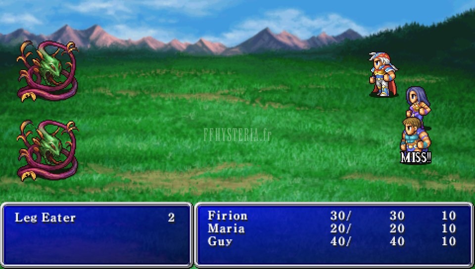 FF II — Ffii PSP miss