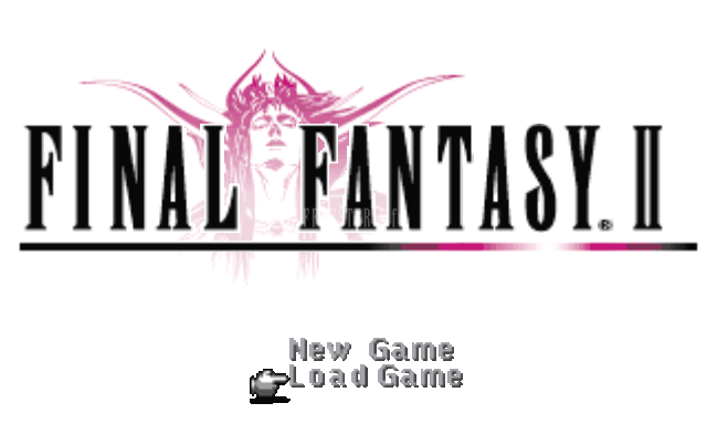 L'écran-titre de la version PlayStation