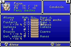 FF II — Gameplay in ffii