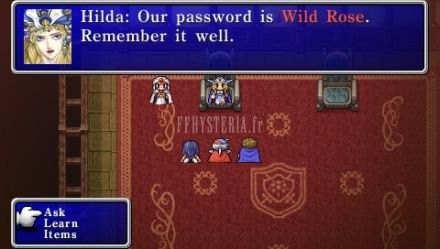 FF II — Hilda with the party