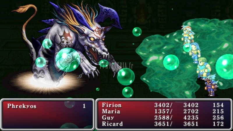 FF II — Phrekyos poison cloud