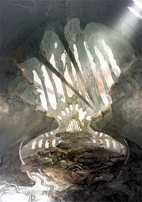 FF III — Castle hein prologue artwork for final fantasy iii 3d