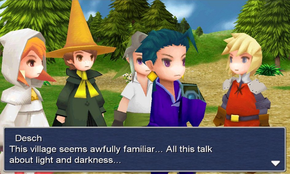FF III — Desch in ancient village