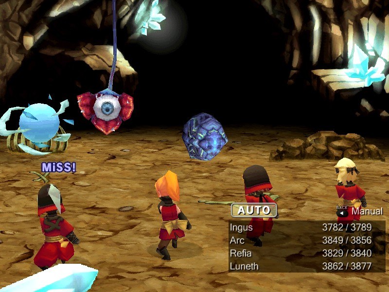FF III — Enemy attack missing player