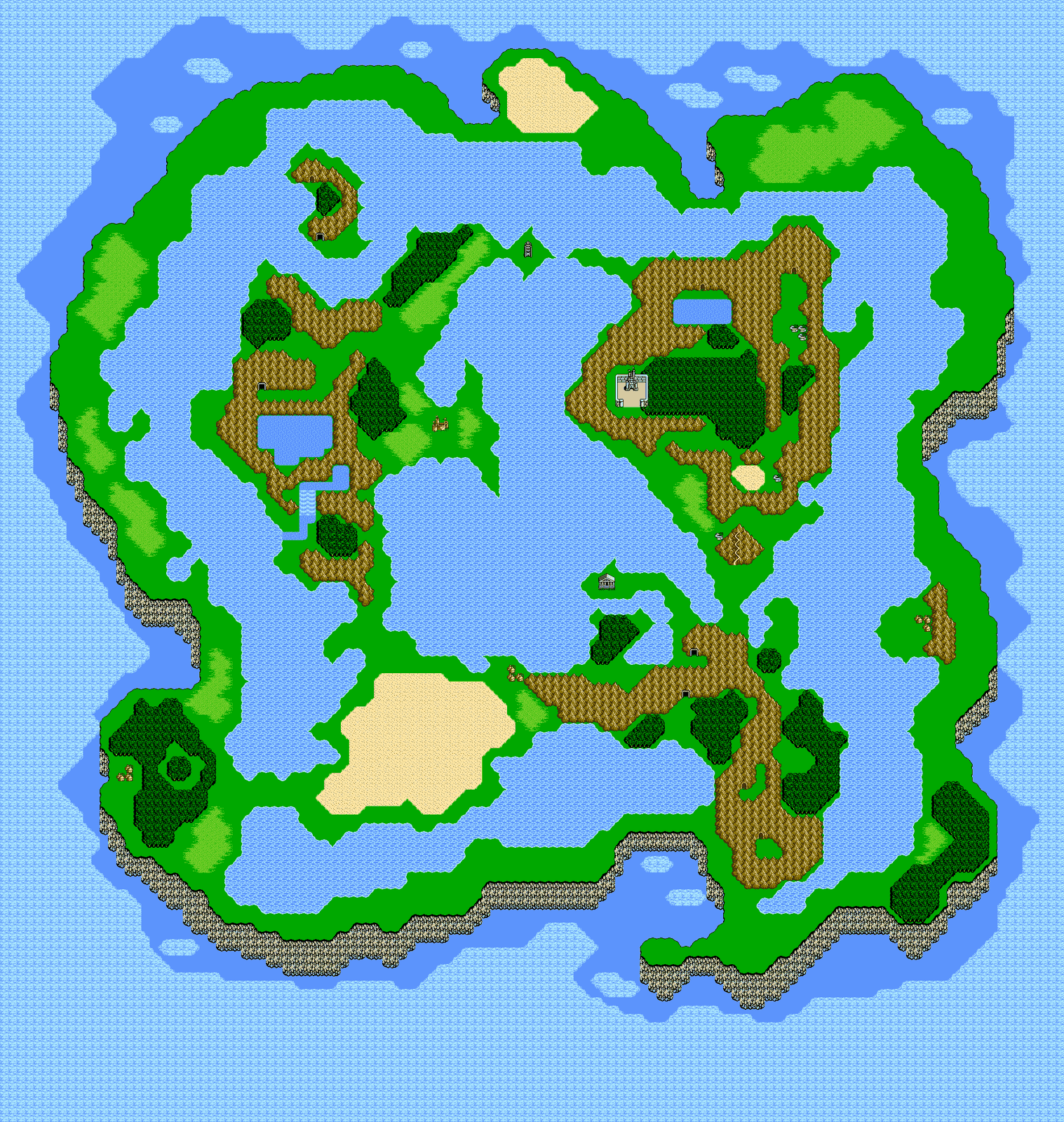 FF III — Ff3 floating overworld