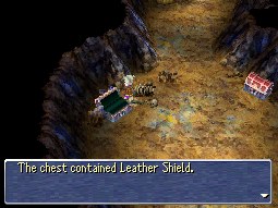 FF III — Ffiii altar cave leather shield