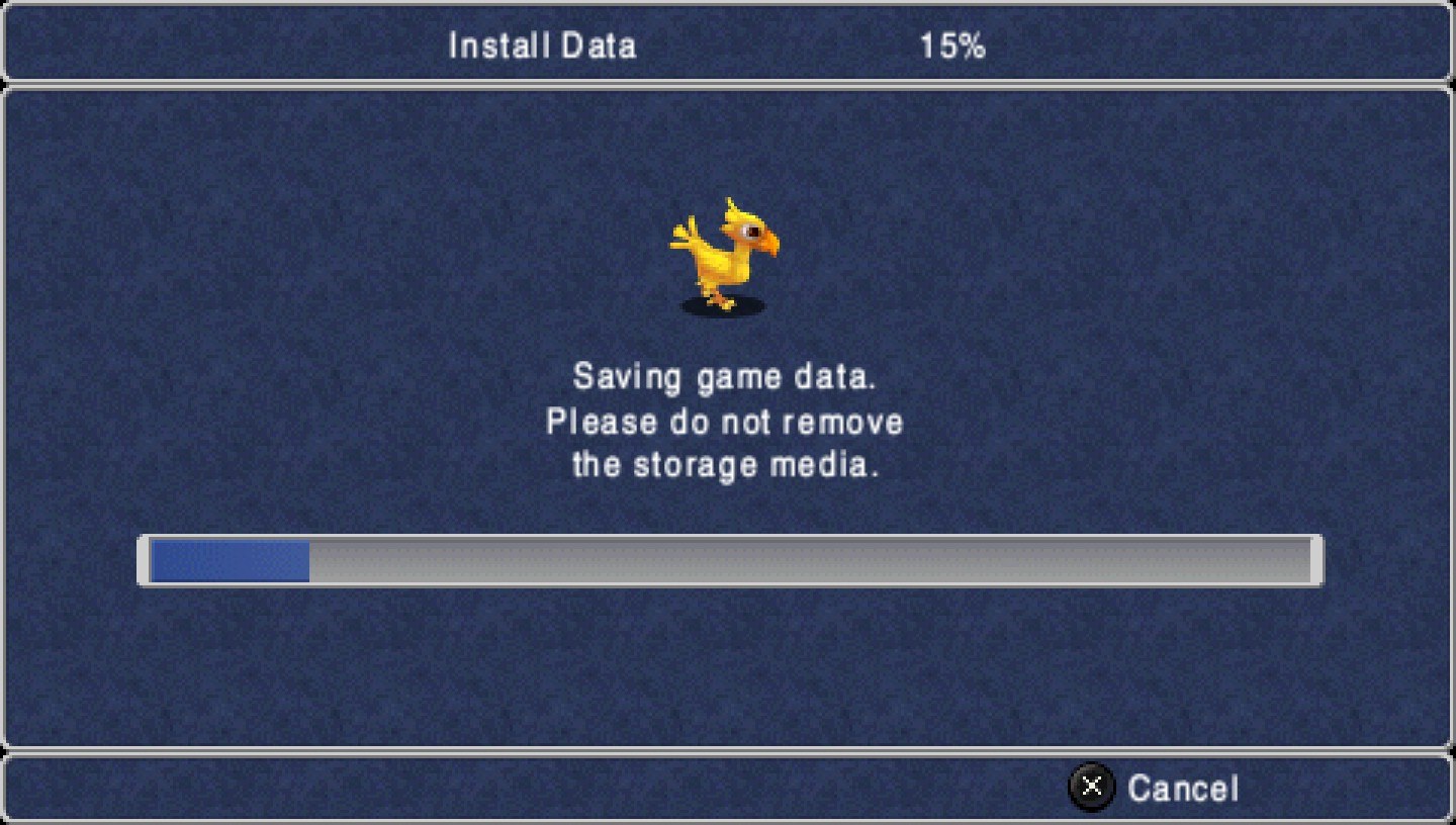FF III — Ffiii data install