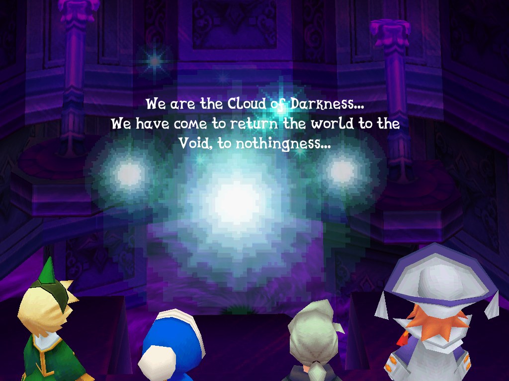 Final Fantasy III — ffiii ios cloud of darkness first visit