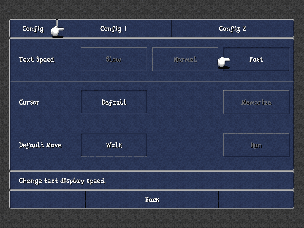 FF III — Ffiii ios config 1 menu