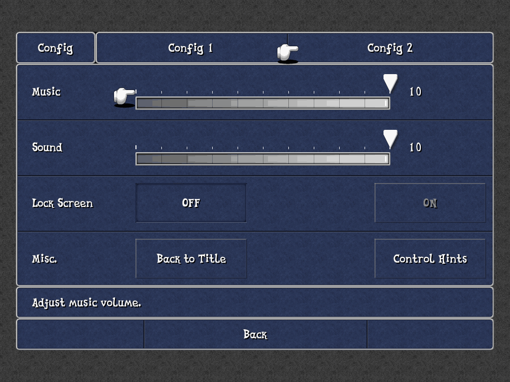 FF III — Ffiii ios config 2 menu