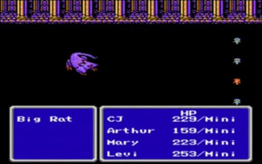 FF III — Ffiii nes mini status