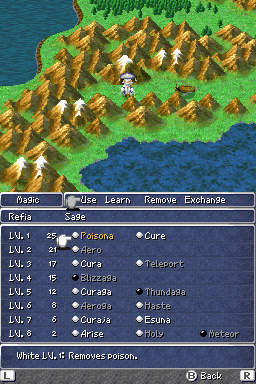 FF III — Ffiiids magic menu (1)