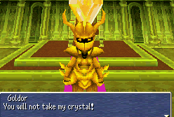 FF III — Goldor and crystal final fantasy iii