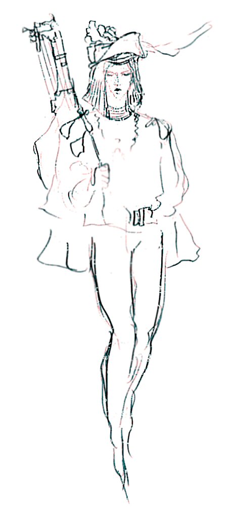 FF IV — Amano edward sketch