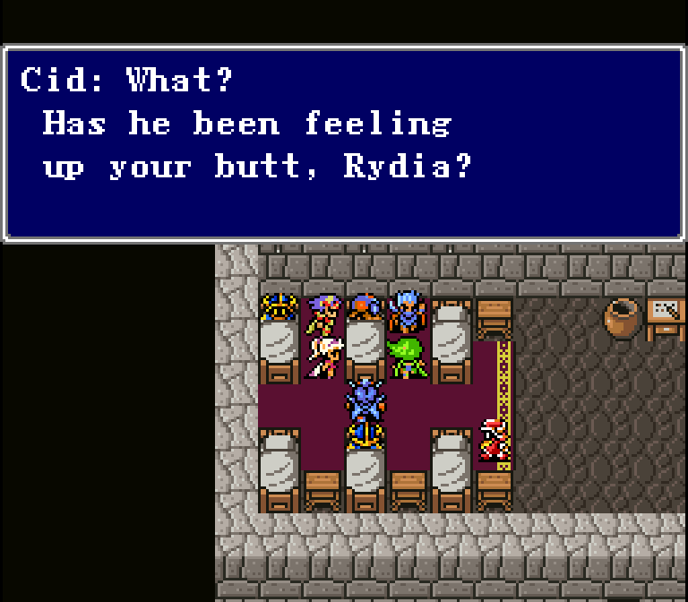 FF IV — Img j2e profanity from