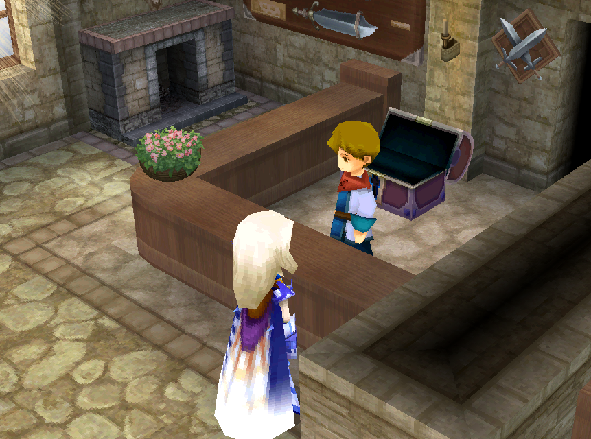 FF IV — Lieu — Baron weapon shop ios