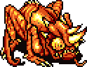 FF IV — Créature — Basilisk from snes sprite