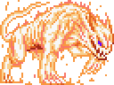 FF IV — Créature — Flamedog from snes sprite