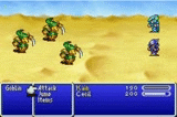 FF IV — Créature — Kain and cecil fight goblins
