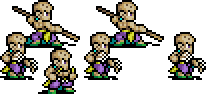 FF IV — Créature — Soldier monk from gba sprite