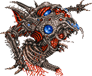 FF IV — Créature — Zeromus 2 from snes battle sprite