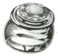 FF IV — Objet crystal ring art