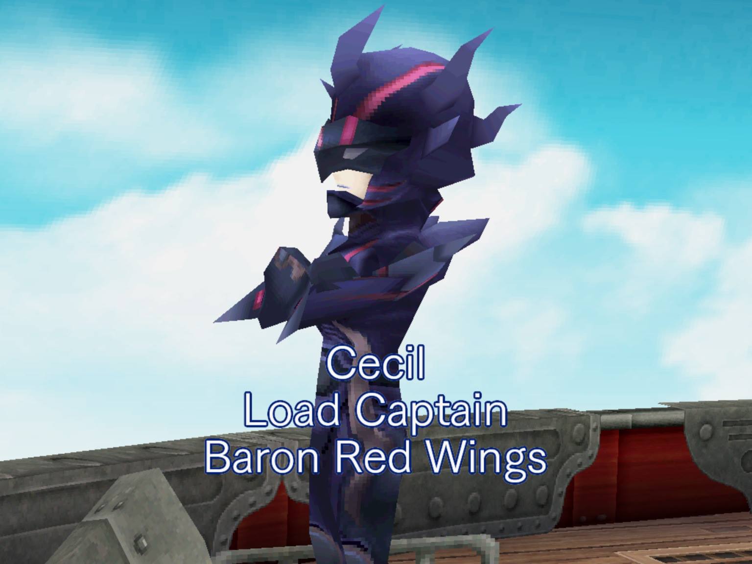 FF IV — Perso cecil load captain