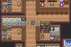 Les boutiques du sous-sol du Château Surgate : comptoirs, marchands et étals d’armes (version GBA)