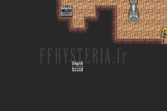 Le recoin obscur de la Citadelle de Bal où un coffre enseigne Renvoi (version GBA)