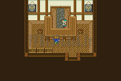 La boutique de protections de Tule : comptoir et marchand (version GBA)