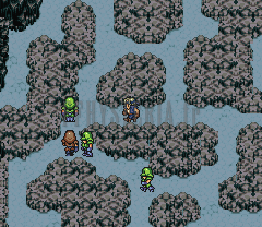 La bataille pour la chimère gelée sur les falaises de Narshe (version SNES)