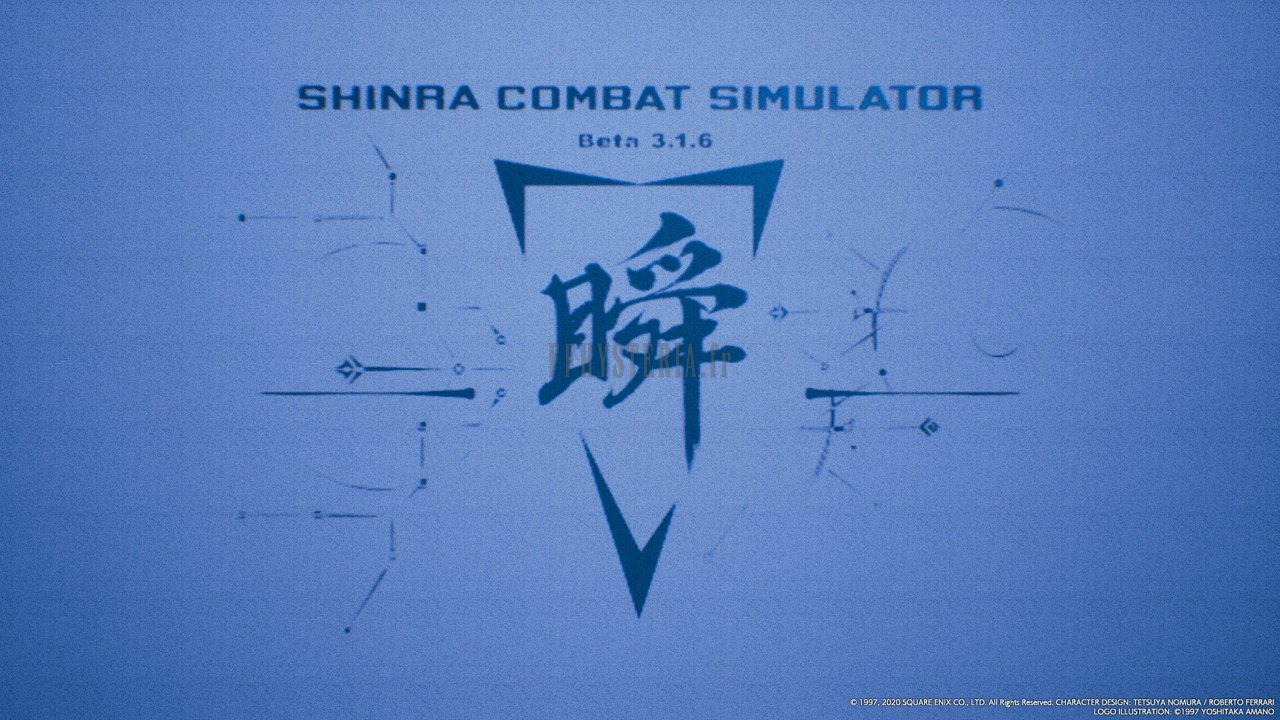 L'écran du Simulateur de combat Shinra, hub de tous les défis du post-jeu.