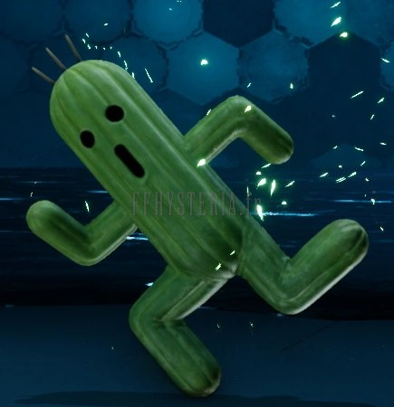 Les Cactuars des séries de défis infligent des dégâts fixes qu'aucune défense ne réduit.
