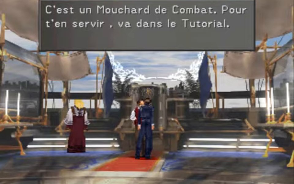 Récupère le Mouchard de combat auprès de Cid