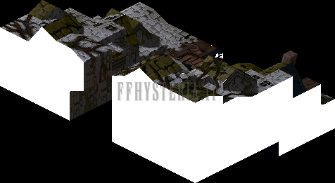 Version PlayStation : Lost Halidom vu d'un autre angle, ruines et racines au bord du vide