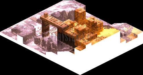Version PlayStation : le Lac de Poescas, sel rosé et ponton de briques