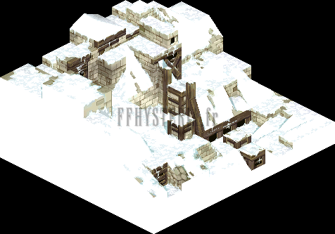 La même carte du Premier niveau sous un autre angle (vue 4), version PlayStation