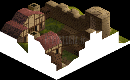 Les remparts de Zalanda sous un autre angle (rendu des versions PlayStation)