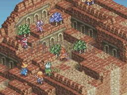 La Forteresse Cannol, à Fluorgis : briques rouges à arcades, unités et monstres végétaux