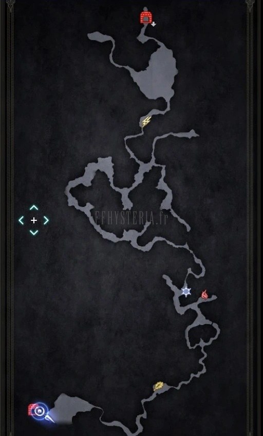 Carte de la zone — Grotte de Fociaugh